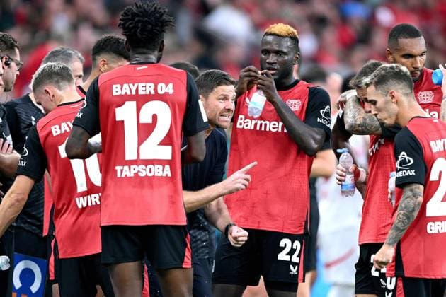 Bilder des Jahres 2024, Sport 08 August Sport Themen der Woche KW35 Sport Bilder des Tages LEVERKUSEN - Bayer 04 Leverkusen coach Xabi Alonso during the Bundesliga match between Bayer 04 Leverkusen and RB Leipzig at the Bay Arena on August 31, 2024 in Leverkusen, Germany. ANP Hollandse Hoogte Bundesliga 2024 25 xVIxANPxSportx xGerritxvanxKeulenxIVx 507241870 originalFilename: 507241870.jpg