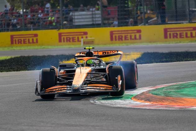 Formel 1 GP Italien Monza. Samstag, 31.08.2024 Lando Norris 4, McLaren Formula 1 Team; Formel 1 GP Italien Monza. Samstag, 31.08.2024 Copyright: xBEAUTIFULxSPORTS Erlhofx