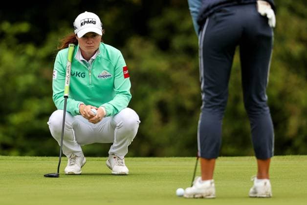 2024 KPMG Women s Irish Open - Pro Am, Carton House, Kildare 1 9 2024 Leona Maguire on the 2nd green Leona Maguire on the 2nd green 1 9 2024  Copyright: x INPHO BenxBradyx BB4_5341