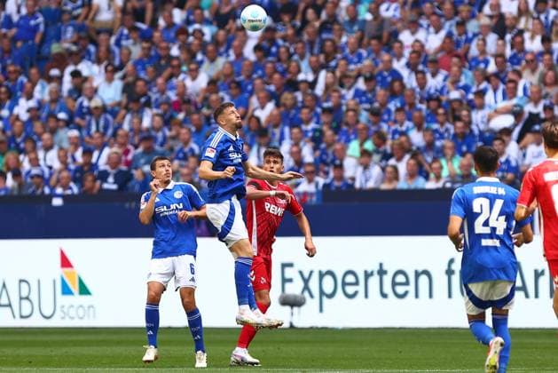 Ron Schallenberg (FC Schalke 04) FC Schalke 04 vs. 1. FC Koeln, Fussball, 2. Bundesliga, 4. Spieltag, Saison 2024 2025, 01.09.2024 Foto: kolbert-press Ant Palmer Veltins Arena NRW Deutschland