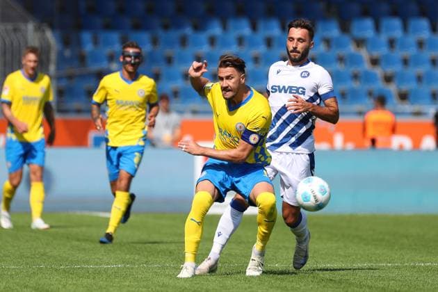 Braunschweig vs. Karlsruhe, 2. BL Braunschweig, 01.09.2024, FUßBALL - Eintracht Braunschweig vs. Karlsruher SC, 2. BL, Saison 2024 25. Ermin Bicakcic (Eintracht Braunschweig) , Braunschweig