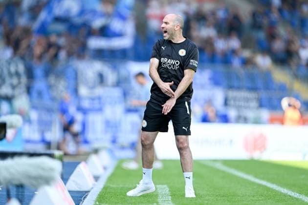 2. Liga - Eintracht Braunschweig - Karlsruher SC am 01.09.2024 im Eintracht Stadion in Braunschweig Trainer Daniel Scherning (Braunschweig) unzufrieden, enttäuscht, enttaeuscht, niedergeschlagen.