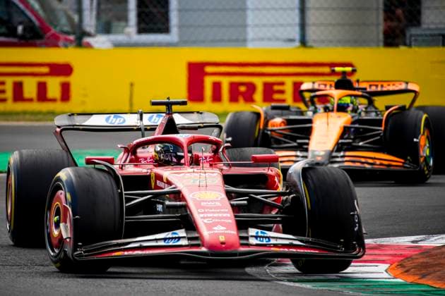 MONZA - Charles Leclerc (Ferrari) in action during the Italian Grand Prix at the Monza circuit. ANP SANDER KONING xVIxANPxSportx xxANPxIVx 507351410 originalFilename: 507351410.jpg