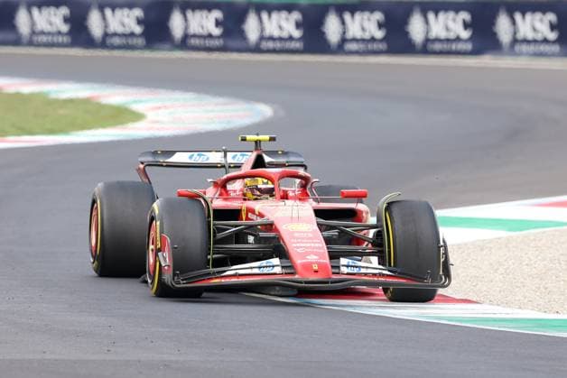 Carlos Sainz jr. (Scuderia Ferrari HP), Rennen, Grosser Preis von Italien, Motorsport, Herren, Formel 1, 01.09.2024 Monza Lombardei Italien