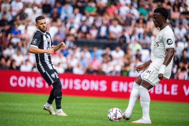 Youssouf Ndayishimiye (OGC Nice) FOOTBALL : Angers SCO vs OGC Nice - Ligue 1 - Journée 3 - 01 09 2024 BaptisteAutissier Panoramic 