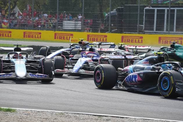 01.09.2024, Autodromo Nazionale di Monza, Monza, FORMULA 1 PIRELLI GRAN PREMIO D ITALIA 2024 ,im Bild Esteban Ocon (FRA), Alpine F1 Team, Pierre Gasly (FRA), Yuki Tsunoda (JPN), Visa Cash App RB Formula One Team Defodi-506_20240901_hbr_1502