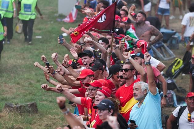 Spectators, F1 Grand Prix of Italy at Autodromo Nazionale Monza on September 1, 2024 in Monza, Italy. (Photo by HOCH ZWEI) Monza Italy