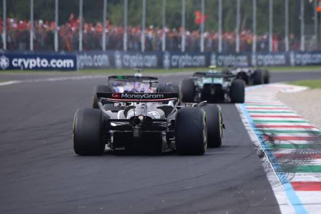 Kevin Magnussen (MoneyGram Haas F1 Team, 20) , ITA, Formel 1 Weltmeisterschaft, Italian Grand Prix, Autodromo Nazionale Monza, Race Day, 01.09.2024 ITA, Formel 1 Weltmeisterschaft, Italian Grand Prix, Italien, Autodromo Nazionale Monza, 01.09.2024 Monza Copyright: xEibner-Pressefoto AnnikaxGrafx EP_AGF