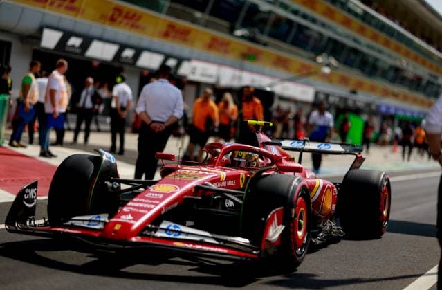 55 Carlos Sainz (ESP, Scuderia Ferrari HP), F1 Grand Prix of Italy at Autodromo Nazionale Monza on September 1, 2024 in Monza, Italy. (Photo by HOCH ZWEI) Monza Italy