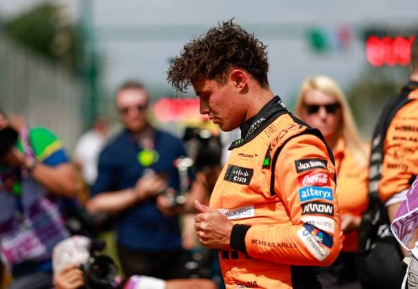 4 Lando Norris (GBR, McLaren Formula 1 Team), F1 Grand Prix of Italy at Autodromo Nazionale Monza on September 1, 2024 in Monza, Italy. (Photo by HOCH ZWEI) Monza Italy
