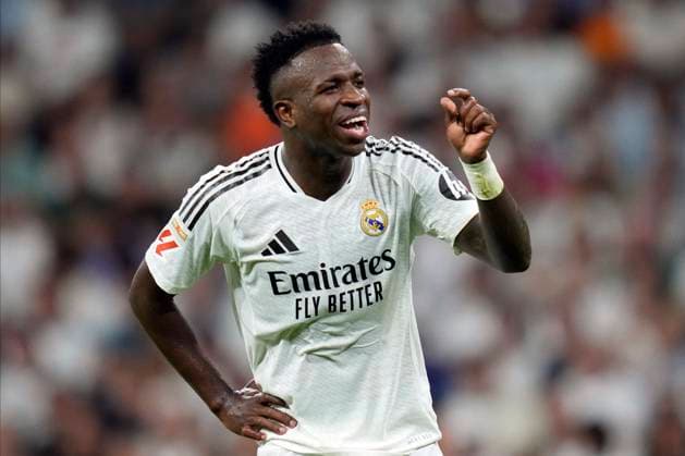 Sport Themen der Woche KW35 Sport Bilder des Tages ESP: Real Madrid v Real Betis. La Liga EA Sports. Date 4 Vinicius Junior of Real Madrid CF during the La Liga EA Sports match between Real Madrid and Real Betis played at Santiago Bernabeu Stadium on September 1, 2024 in Madrid, Spain. kpng Copyright: xCesarxCebollax xPRESSINPHOTOx PS_240901_013