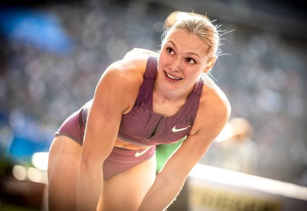 Sport Themen der Woche KW35 Sport Bilder des Tages ISTAF 2024; Berlin, 01.09.2024 Im Gegenlicht nach ihrem 100m-Sprint: Lisa MAYER (GER); ISTAF Berlin am 01.09.2024 im Olympiastadion in Berlin (Deutschland). *** ISTAF 2024 Berlin, 01 09 2024 Backlit after her 100m sprint Lisa MAYER GER ISTAF Berlin on 01 09 2024 at Olympiastadion in Berlin Germany Copyright: xBEAUTIFULxSPORTS R.xSchmittx