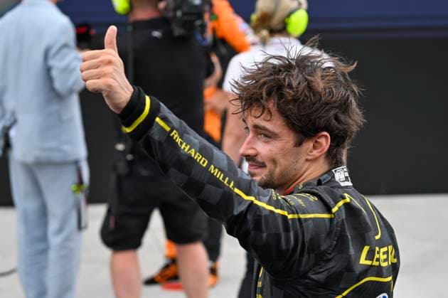 1st September 2024; Autodromo Nazionale Monza, Monza, Italy; Formula 1 Italian Grand Prix 2024; Race Day; Charles Leclerc of Monaco Scuderia Ferrari HP F1 Team celebrates his race win  ActionPlus12689152 StefanoxGuidi