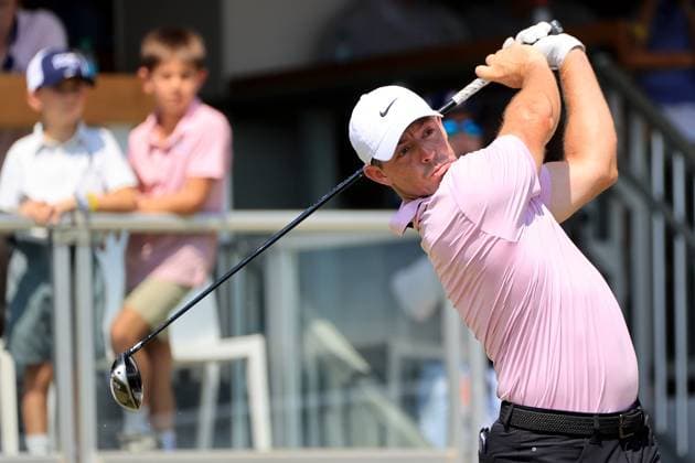 ATLANTA, GA - SEPTEMBER 01: Rory McIlroy (IE) during the final round of the FedExCup TOUR Championship on September 1, 2024 at East Lake Golf Club in Atlanta, Georgia. (Photo by David J. Griffin Icon Sportswire) GOLF: SEP 01 PGA, Golf Herren FedExCup Playoffs - TOUR ChampionshipÃŠ EDITORIAL USE ONLY Icon9532409010014