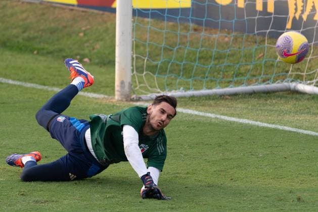 Fußball, Nationalteam Italien, Training Italy Training Session At Coverciano Alex Meret attends the Italian national team, Nationalteam training camp at Centro Tecnico Federale in Coverciano, Florence, Italy. Florence Italy  Copyright: xGiacomoxCosuax originalFilename:cosua-notitle240902_npdHv.jpg