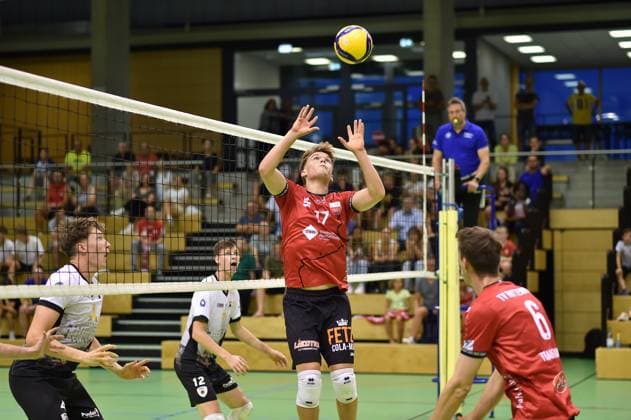 Aurel Sprenger (TV Rottenburg, 17) TV Rottenburg - Barock Volleys MTV Ludwigsburg, Volleyball, Testspiel, 03.09.2024, TV Rottenburg - Barock Volleys MTV Ludwigsburg, Volleyball, Testspiel, 03.09.2024 Rottenburg Copyright: xEibner-Pressefoto RalphxKunzex EP_RKE
