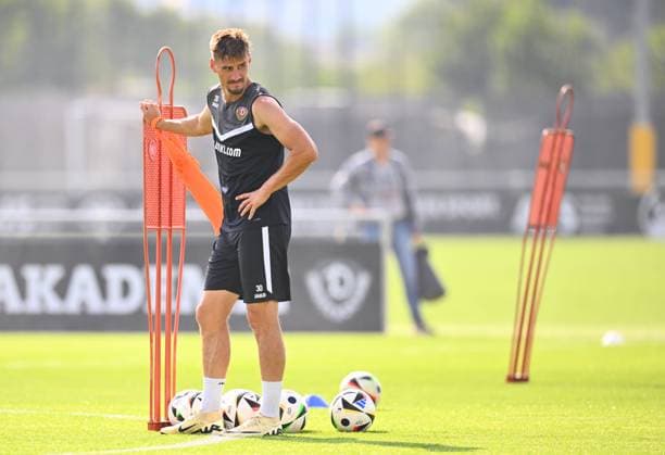 Stefan Kutschke, SG Dynamo Dresden, Training, Fußball, Fussball, 3. Liga, Dritte Liga, Saison 2024 2025, AOK PLUS Walter-Fritzsch-Akademie, Messering 18, Dresden, Ostragehege, 03.09.2024,