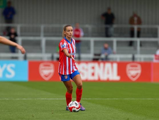 Borenhamwood, London, England, 4th September 2024: Vilde Boe Risa (6 Atletico Madrid) during the UEFA Champions League Round 1 match between Atlectio Madrid and Rosenborg BK Kvinner on Wednesday 4th September 2024 at Meadow Park Stadium, Borenhamwood, London, England. (Claire Jeffrey SPP) Copyright: xClairexJeffrey SPPx spp-en-ClJe-CJ-SPP-FOOTBALL-ATLvROS013