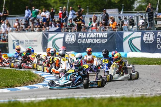 Andrea Kimi Antonelli (ita), KR-Iame, action during the 2021 European OK Karting championship at Aunay-les-Bois, France on May 30th - F1 - ANDREA KIMI ANTONELLI - KARTING DPPI Panoramic  Antonelli-OK_Europe_6Q6510