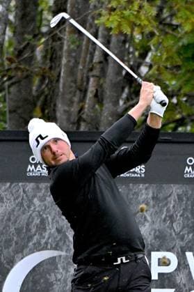 Crans-Montana, 05.09.2024, Golf - Omega European Masters, Matt Wallace (ENG) Hole 10 (Dubuis Frederic Imago Images)