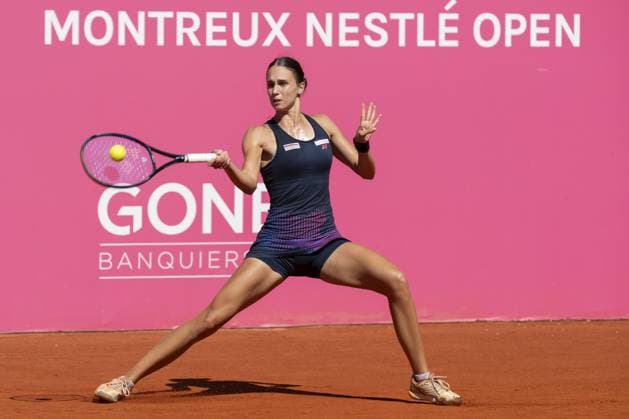 Montreux: Montreux Switzerland, 09 06 2024: Anca Todoni (ROM) vs Victoria Jimenez Kasintseva (AND) during WTA, Tennis Damen 125 Montreux Nestle Open 2024 round of 16 fifth day at Montreux Tennis Club. during WTA 125 Montreux Nestle Open, International Tennis match in Montreux, Switzerland, September 06 2024 - Internazionali di Tennis - WTA 125 Montreux Nestle Open  - ZUMAp169 20240906_zsa_p169_136 Copyright: xPatrickxDancel IPAxSportx