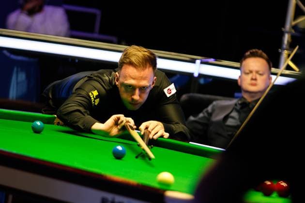Sport Themen der Woche KW36 Sport Bilder des Tages RIYADH, SAUDI ARABIA - SEPTEMBER 06: Judd Trump of England plays a shot in the Semifinal match against Shaun Murphy of England on day eight of 2024 Saudi Arabia Snooker Masters at Green Halls on September 6, 2024 in Riyadh, Saudi Arabia.  Copyright: xTaixChengzhex 111516459797