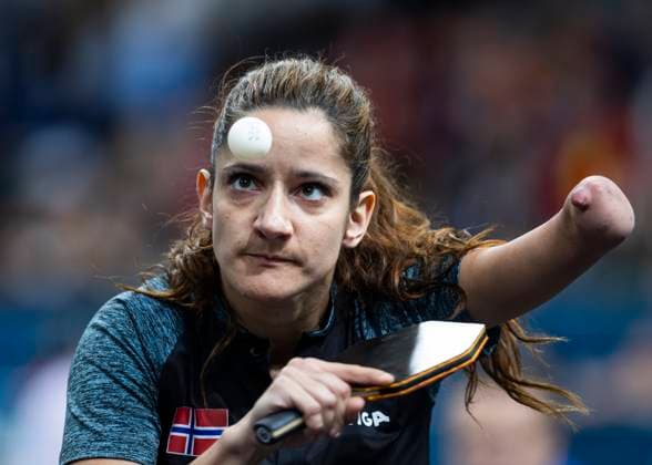 Sport Themen der Woche KW36 Sport Bilder des Tages PARIS, FRANCE - SEPTEMBER 06: Aida HUSIC DAHLEN of norway wins against Juliane Wolf of germany, WS8 at the women™s singles WS8 semifinal match during the para Table tennis, Tischtennis of the Paris 2024 Summer Paralympic Games at South Paris Arena on September 06, 2024 in Paris, France. (Photo by Mika Volkmann) *** PARIS, FRANCE SEPTEMBER 06 Aida HUSIC DAHLEN of norway wins against Juliane Wolf of germany, WS8 at the women™s singles WS8 semifinal match during the para table tennis of the Paris 2024 Summer Paralympic Games at South Paris Arena on September 06, 2024 in Paris, France Photo by Mika Volkmann 202408027-20240908