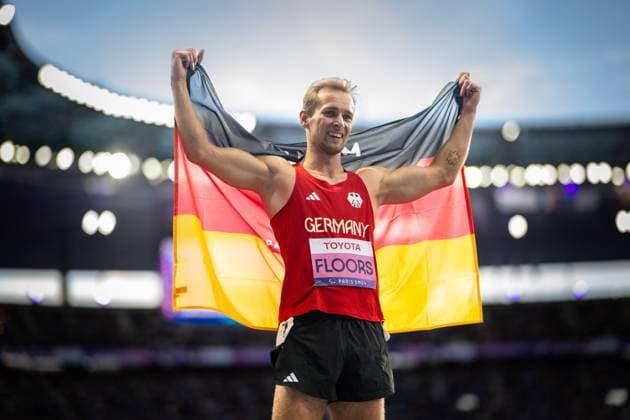 Sport Themen der Woche KW36 Sport Bilder des Tages Paralympics (Para Leichtathletik); Paris, 06.09.2024 Johannes Floors of Germany an den Paralympic Games (Para Leichtathletik) im Stade de France in Paris, am Freitag, 6. September 2024. *** Paralympics Para Athletics Paris, 06 09 2024 Johannes Floors of Germany at the Paralympic Games Para Athletics at the Stade de France in Paris, on Friday, September 6, 2024 Copyright: xBEAUTIFULxSPORTS TobiasxLacknerx