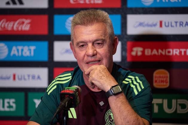 RECORD DATE NOT STATED Seleccion Mexicana 2024 Mexico Team press conference, PK, Pressekonferenz Javier Aguirre head coach during the Mexican national team, Nationalteam (Mexico) Press conference prior to the friendly preparation match against New Zealand, at Rose Bowl Stadium, on September 06, 2024, Pasadena, Los Angeles California, United States. PASADENA LOS ANGELES CALIFORNIA UNITED STATES  Copyright: xJONATHANxDUENASx 20240906192627_SMN_24_MEX_PRESS_AGUIRRE11