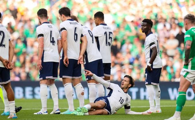 UEFA Nations League Group B2, Aviva Stadium, Dublin 7 9 2024 Republic of Ireland vs England England™s Jack Grealish Jack Grealish 7 9 2024  Copyright: x INPHO RyanxByrnex RB1_0526