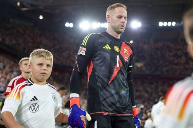 07.09.2024, Düsseldorf, UEFA Nations League, Deutschland Ungarn, Merkur Spielarena, Division A, 2024 2025, Gruppe 3: Peter Gulacsi (HUN 1) DFB regulations prohibit any use of photographs as image sequences and or quasi-video. Nordrhein-Westfalen Deutschland