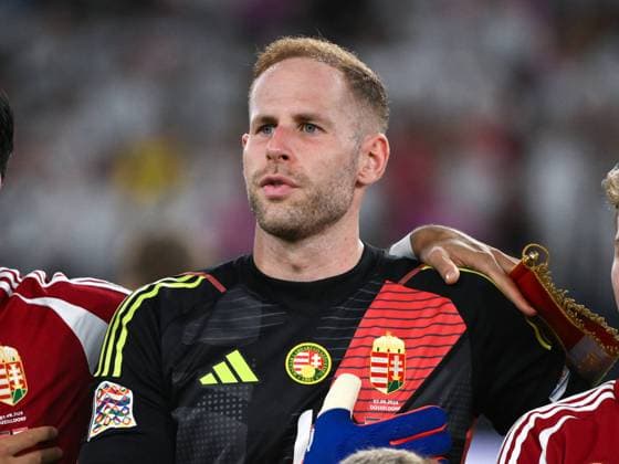 Torwart PÃ ter Gulacsi (Ungarn), Peter Gulacsi 07.09.2024, UEFA Nationa League 2024 2025, 1. Spieltag, Deutschland - Ungarn 5:0 Düsseldorf Merkus-Spiel-Arena Nordrhein Westfalen Deutschland *** Goalkeeper PÃ ter Gulacsi Hungary , Peter Gulacsi 07 09 2024, UEFA Nationa League 2024 2025, 1 Matchday, Germany Hungary 5 0 Düsseldorf Merkus Spiel Arena Nordrhein Westfalen Germany Team2