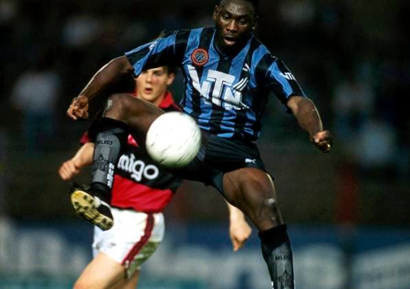 Club Brugge Bruge Seraing Brugge Bruge 29 04 1994 Club Brugge Bruge Seraing Daniel Amokachi Brugge Belgium  Copyright: xTimxDexWaelex 10604066-001