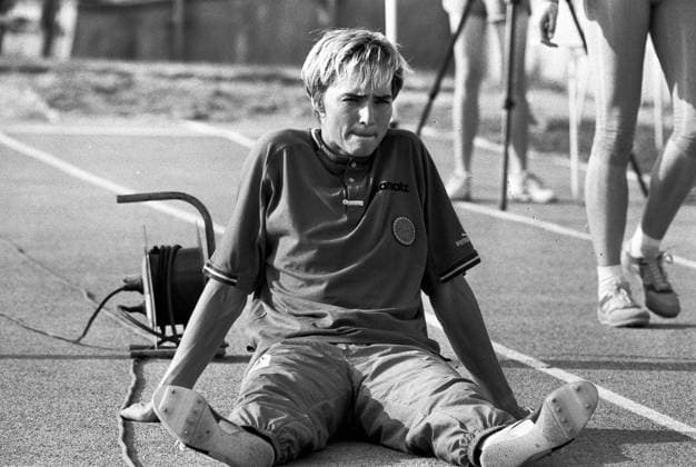 LAC Sachsenmeeting 1995 25.05.1995, Chemnitz, Stadion Sportforum, Reichenhainer Straße, 6. Sachsenmeeting des LAC Chemnitz, Leichtathletik, Heike Drechsler *** LAC Sachsenmeeting 1995 25 05 1995, Chemnitz, Stadion Sportforum, Reichenhainer Straße, 6 Sachsenmeeting of the LAC Chemnitz, Athletics, Heike Drechsler
