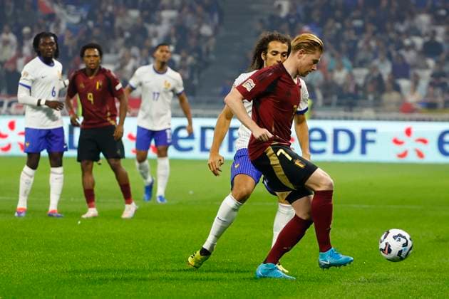 France v Belgium - UEFA Nations League LYON, FRANCE - SEPTEMBER 09 : during the UEFA Nations League match in group A2 between France and Belgium on September 9, 2024 in Lyon, France, 09 09 2024 Lyon France  Copyright: xJanxDexMeuleneirx