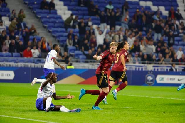 France v Belgium - UEFA Nations League LYON, FRANCE - SEPTEMBER 09 : during the UEFA Nations League match in group A2 between France and Belgium on September 9, 2024 in Lyon, France, 09 09 2024 Lyon France  Copyright: xJanxDexMeuleneirx