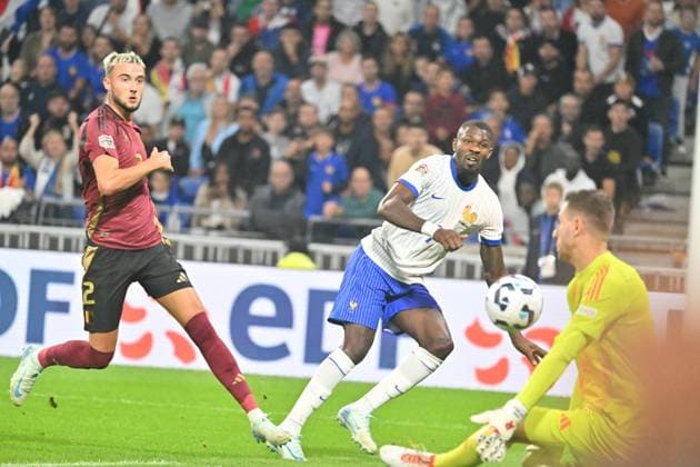Marcus Thuram (france) vs (belgique) FOOTBALL: France vs Belgique - Ligue des Nations - 09 09 2024 FredericChambert Panoramic 