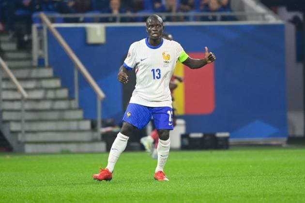 UEFA Ligue des Nations France vs Belgique Alexandre Dimou ALEXPRESS MAXPPP - N Golo KANTE of France during UEFA Ligue des Nations France vs Belgique ˆ Groupama Stadium de Decines (Alexandre Dimou Alexpress Lyon France  Copyright: xALEXPRESS MAXPPPxAlexandrexDimoux DIM202409099578 DIM202409099578