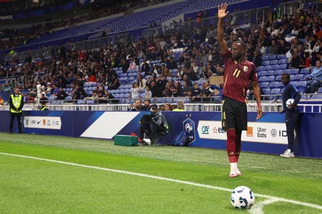 France v Belgium - UEFA Nations League LYON, FRANCE - SEPTEMBER 09 : Lukebakio Dodi forward of Belgium during the UEFA Nations League match in group A2 between France and Belgium on September 9, 2024 in Lyon, France, 09 09 2024 Lyon France  Copyright: xTomasxSiskx