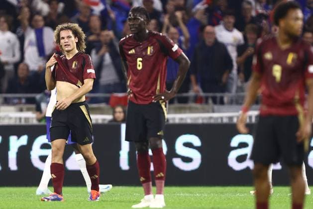 France v Belgium - UEFA Nations League LYON, FRANCE - SEPTEMBER 09 : Faes Wout defender of Belgium during the UEFA Nations League match in group A2 between France and Belgium on September 9, 2024 in Lyon, France, 09 09 2024 Lyon France  Copyright: xTomasxSiskx