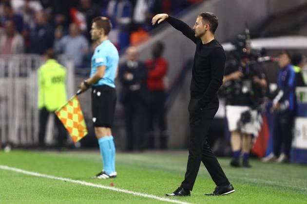 France v Belgium - UEFA Nations League LYON, FRANCE - SEPTEMBER 09 : Tedesco Domenico head coach of Belgium during the UEFA Nations League match in group A2 between France and Belgium on September 9, 2024 in Lyon, France, 09 09 2024 Lyon France  Copyright: xTomasxSiskx