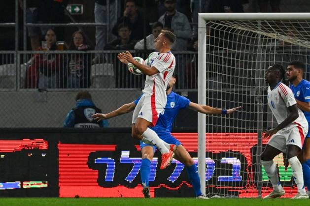 Budapest: Moise Kean (Italy) during the UEFA Nations League match between Italy vs. Israele on 9th September 2024 at the Bozsik Arena stadium in Budapest, Hungary - UEFA Nations League - Israel vs Italy  - ZUMAp169 20240909_zsa_p169_118 Copyright: xVincenzoxOrlando IPAxSportx