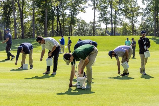 September 9, 2024, Gainesville, Va, USA: Preparations underway for the 2024 Solheim Cup at the Robert Trent Jones Golf Club. The tournament begins on Friday, September 13, 2024. Gainesville USA - ZUMAb237 20240909_znp_b237_011 Copyright: xRobertxBlakleyx