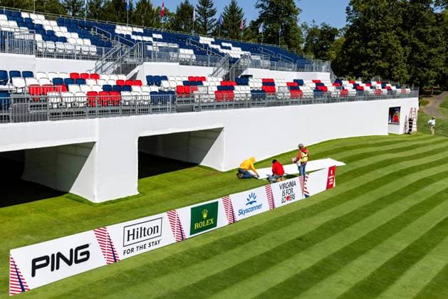 September 9, 2024, Gainesville, Va, USA: Preparations underway for the 2024 Solheim Cup at the Robert Trent Jones Golf Club. The tournament begins on Friday, September 13, 2024. Gainesville USA - ZUMAb237 20240909_znp_b237_007 Copyright: xRobertxBlakleyx