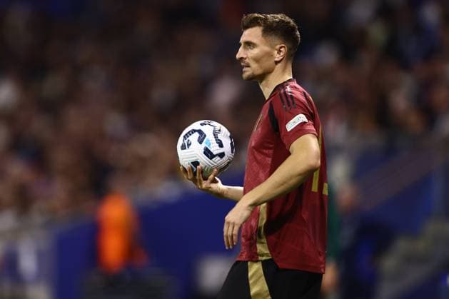 France v Belgium - UEFA Nations League LYON, FRANCE - SEPTEMBER 09 : Meunier Thomas defender of Belgium during the UEFA Nations League match in group A2 between France and Belgium on September 9, 2024 in Lyon, France, 09 09 2024 Lyon France  Copyright: xTomasxSiskx