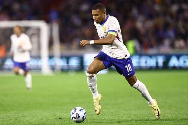 France v Belgium - UEFA Nations League LYON, FRANCE - SEPTEMBER 09 : Mbappe Kylian forward of France during the UEFA Nations League match in group A2 between France and Belgium on September 9, 2024 in Lyon, France, 09 09 2024 Lyon France  Copyright: xTomasxSiskx