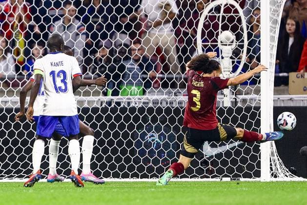 France v Belgium - UEFA Nations League LYON, FRANCE - SEPTEMBER 09 : Theate Arthur defender of Belgium during the UEFA Nations League match in group A2 between France and Belgium on September 9, 2024 in Lyon, France, 09 09 2024  Copyright: xTomasxSiskx