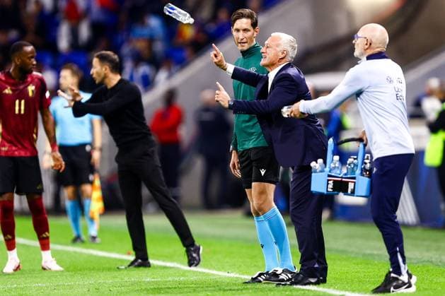 France v Belgium - UEFA Nations League LYON, FRANCE - SEPTEMBER 09 : Deschamps Didier head coach of France during the UEFA Nations League match in group A2 between France and Belgium on September 9, 2024 in Lyon, France, 09 09 2024  Copyright: xTomasxSiskx