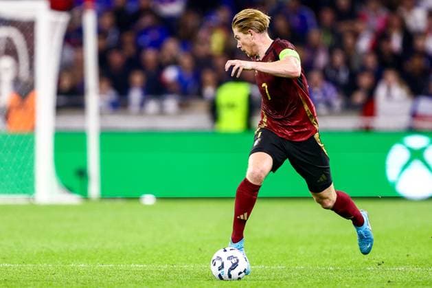 France v Belgium - UEFA Nations League LYON, FRANCE - SEPTEMBER 09 : De Bruyne Kevin forward of Belgium during the UEFA Nations League match in group A2 between France and Belgium on September 9, 2024 in Lyon, France, 09 09 2024  Copyright: xTomasxSiskx