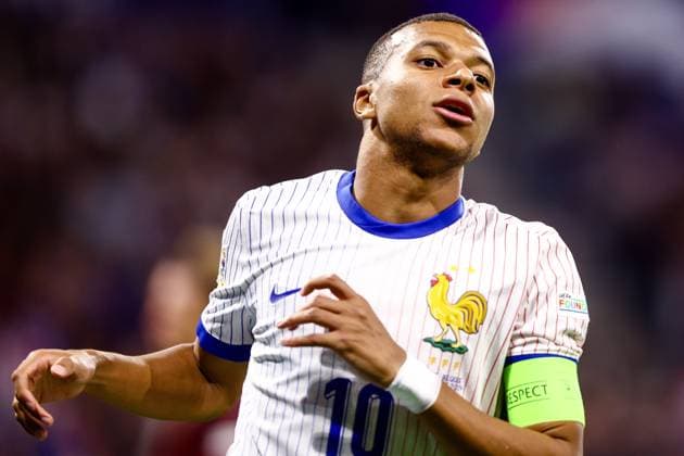 France v Belgium - UEFA Nations League LYON, FRANCE - SEPTEMBER 09 : Mbappe Kylian forward of France during the UEFA Nations League match in group A2 between France and Belgium on September 9, 2024 in Lyon, France, 09 09 2024  Copyright: xTomasxSiskx